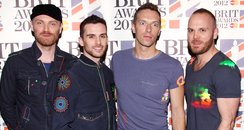Coldplay arrive at the BRIT Awards 2012