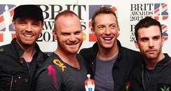 Coldplay at the BRIT Awards 2012