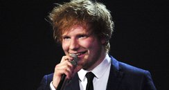 Ed Sheeran at the BRIT Awards 2012