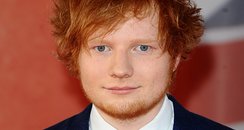 Ed Sheeran arrives at the BRIT Awards 2012