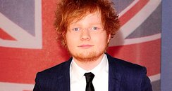 Ed Sheeran arrives at the BRIT Awards 2012