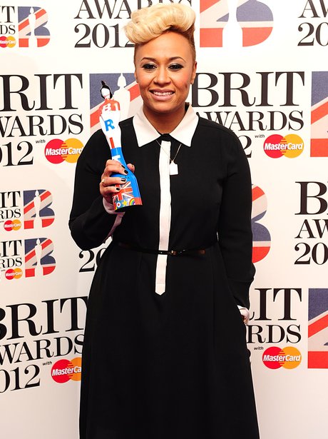 Emeli Sande at the BRIT Awards 2012