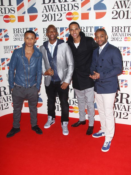 JLS arrive at the BRIT Awards 2012