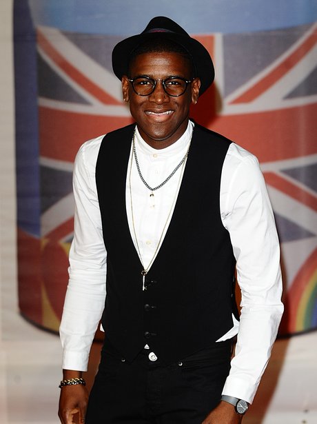Labrinth arrives at the BRIT Awards 2012