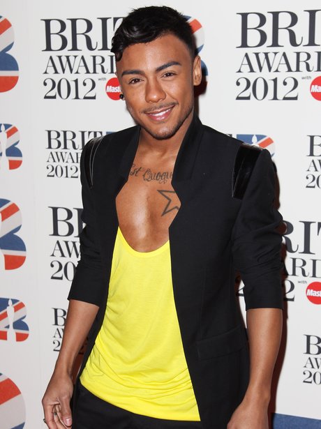 Marcus Collins arrives at the BRIT Awards 2012
