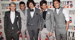 One Direction arrive at the 2012 BRIT Awards