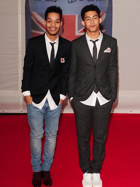 Rizzle Kicks arrive at the BRIT Awards 2012