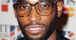 Tinie Tempah arrives at the BRIT Awards 2012