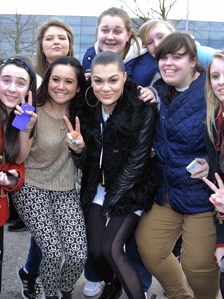 Jessie J with fans