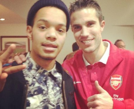 Rizzle kicks at Arsenal FC