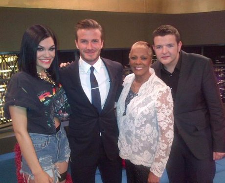 Jessie J with David Beckham
