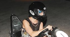 Katy goes go karting