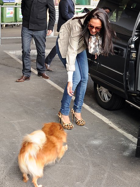 Tulisa at Herathrow airport