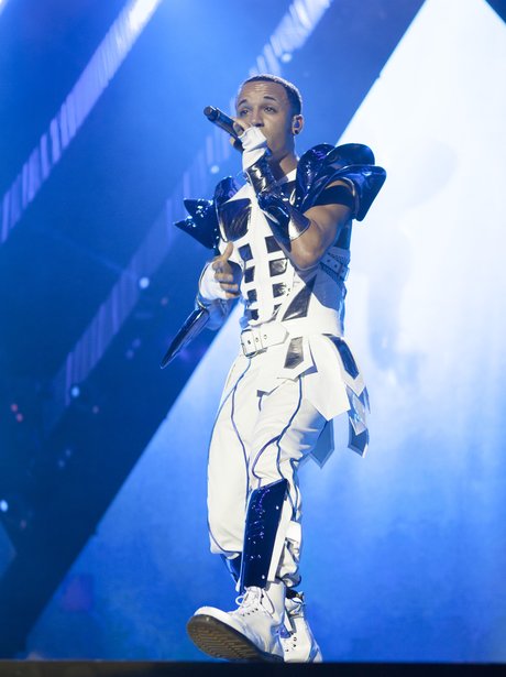 JLS perform live on tour
