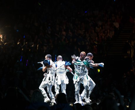 JLS live on stage