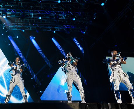 JLS live on stage