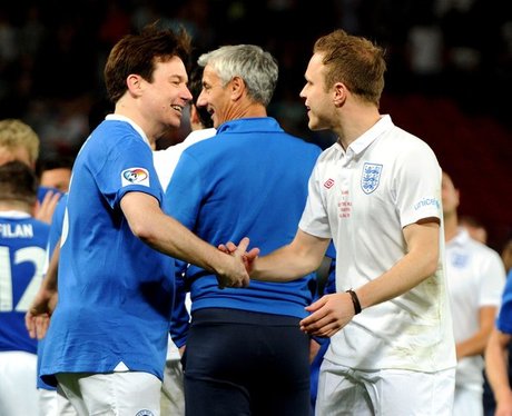Olly Murs and Austin Powers