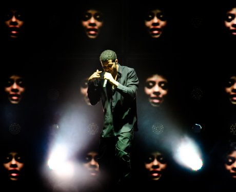 Drake performs live on stage
