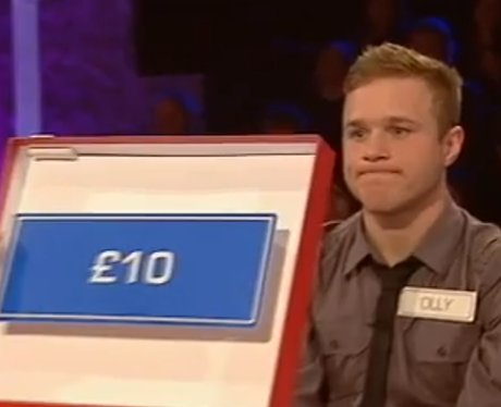 Olly as a contestant on deal or no deal