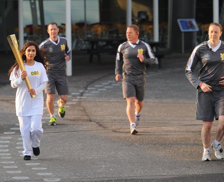 London 2012 Olympic Torch Relay Dress Rehearsal