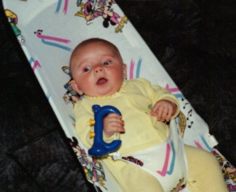 Natahan Skyes as a baby