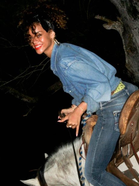 Rihanna on holiday