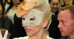 Lady Gaga arriving at Seoul