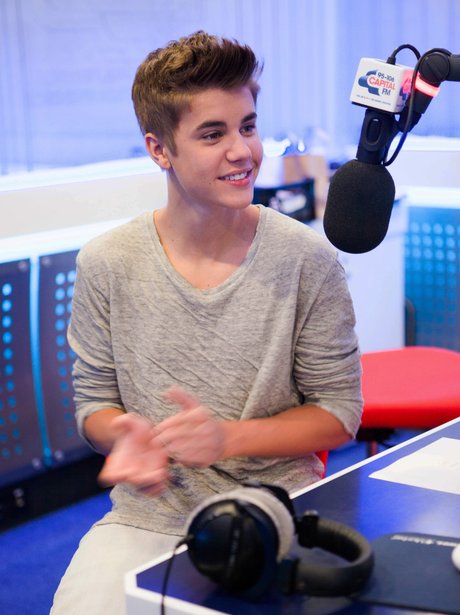 Justin Bieber at Capital FM