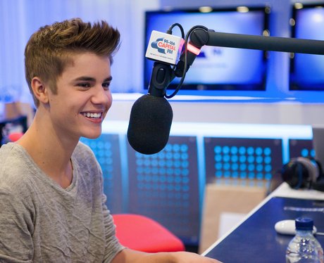 Justin Bieber at Capital FM