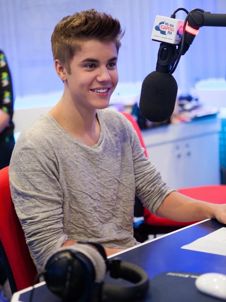 Justin Bieber at Capital FM