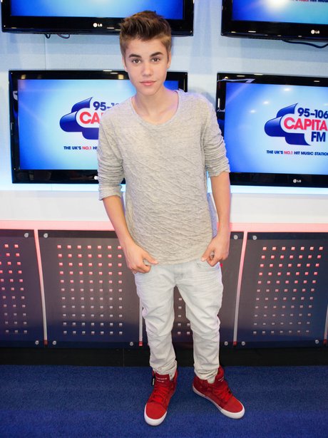 Justin Bieber at Capital FM