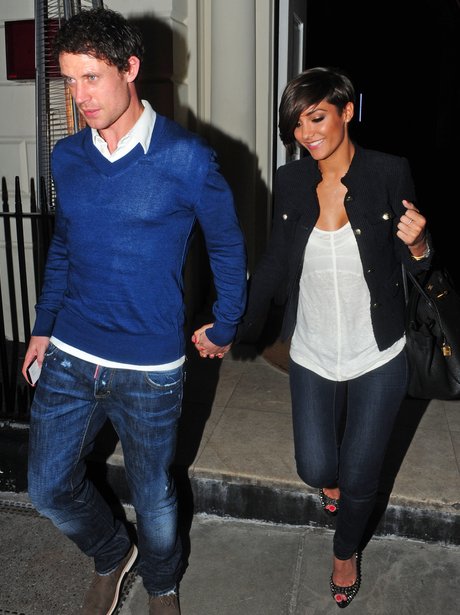 Frankie Sandford and Wayne Bridge