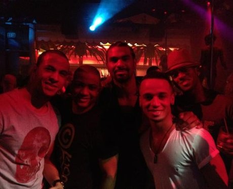 JLS and David Haye