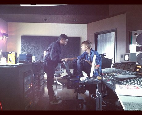 Justin Bieber and Usher