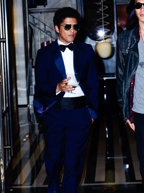 Bruno Mars on a night out in America.