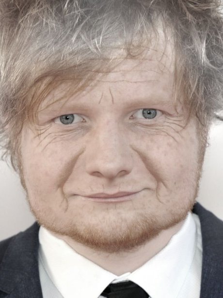 Ed Sheeran in the AgingBooth