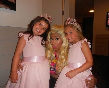 Nicki Minaj poses on The Ellen Show