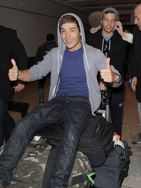 One Direction at Heathrow airport