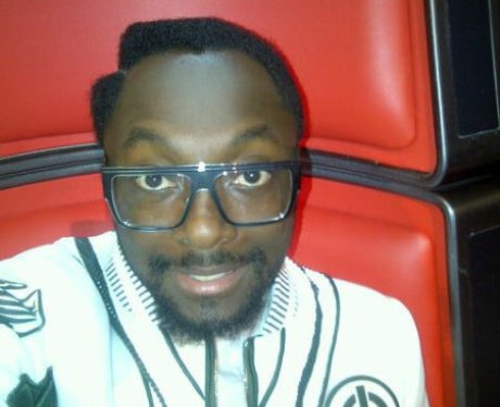 Will.i.am in his chair on The Voice UK