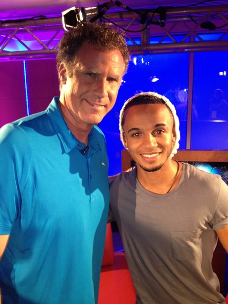 Aston Merrygold and Will Ferrell