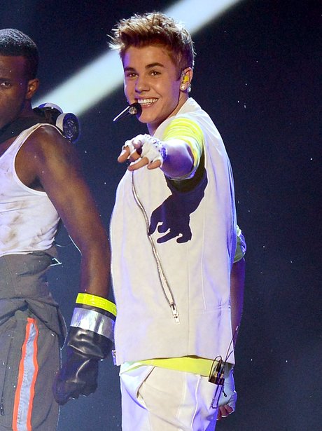 Justin Bieber live on stage at the 2012 Billboard