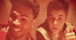 justin bieber and chris brown