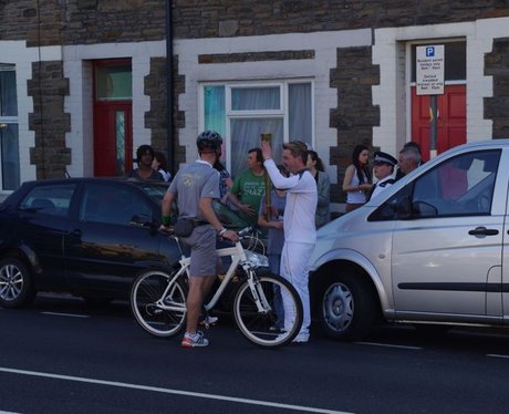 Olympic Torch Relay in Cardiff