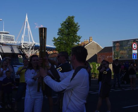 Olympic Torch Relay in Cardiff