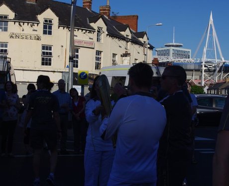 Olympic Torch Relay in Cardiff