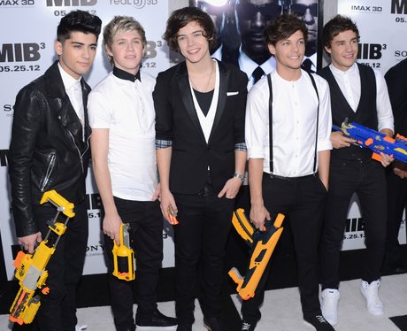 One Direction wearing smart casual