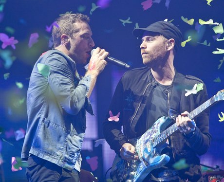 Coldplay perform on their 'Mylo Xyloto' world tour