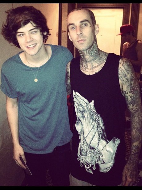 Harry and Blink 182 drummer