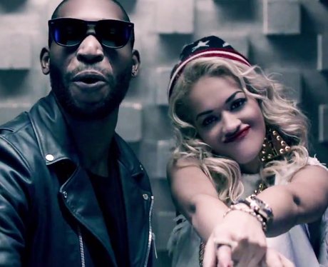 Rita Ora in the music video for 'R.I.P.' with Tinie Tempah