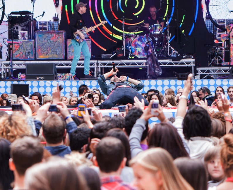 Coldplay live at the Summertime Ball 2012